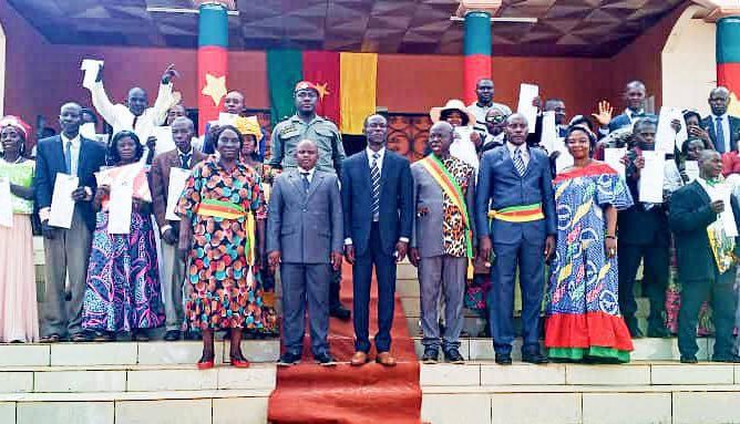 Le Maire de la Commune de MBOMA donne la joie aux populations